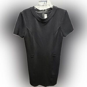 St John Collection Black Short Sleeve Dress (D2)